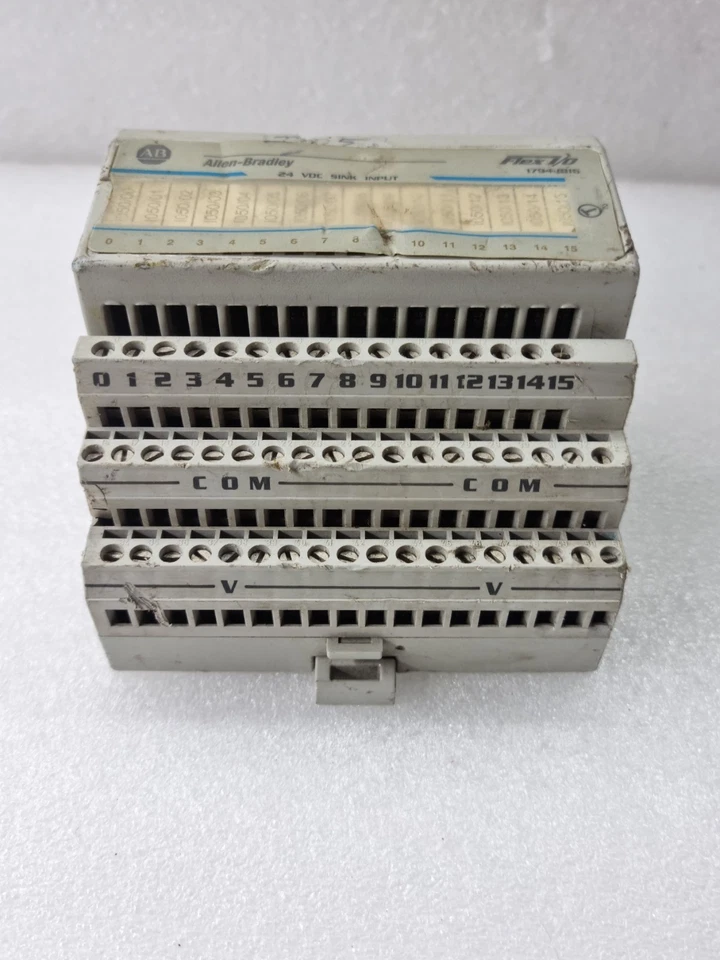 Allne-Bradley 24VDC Sink Input Flex I/O 1794-IB16 Used 1794IB16